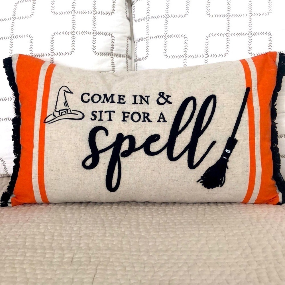 Halloween Decorative Throw Pillow Cover 14”x 26”